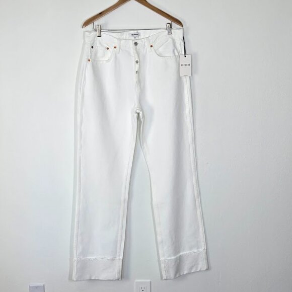 Re/Done Denim - RE/DONE high rise loose long denim Sz 30 NEW